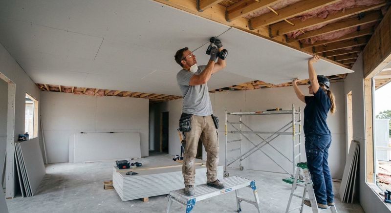Ceiling Drywall Replacement in Conroe, TX
