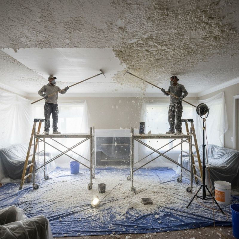 Knockdown Ceiling Removal in Phoenix, AZ
