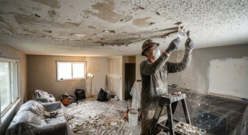 Knockdown Ceiling Removal in Mesa, AZ