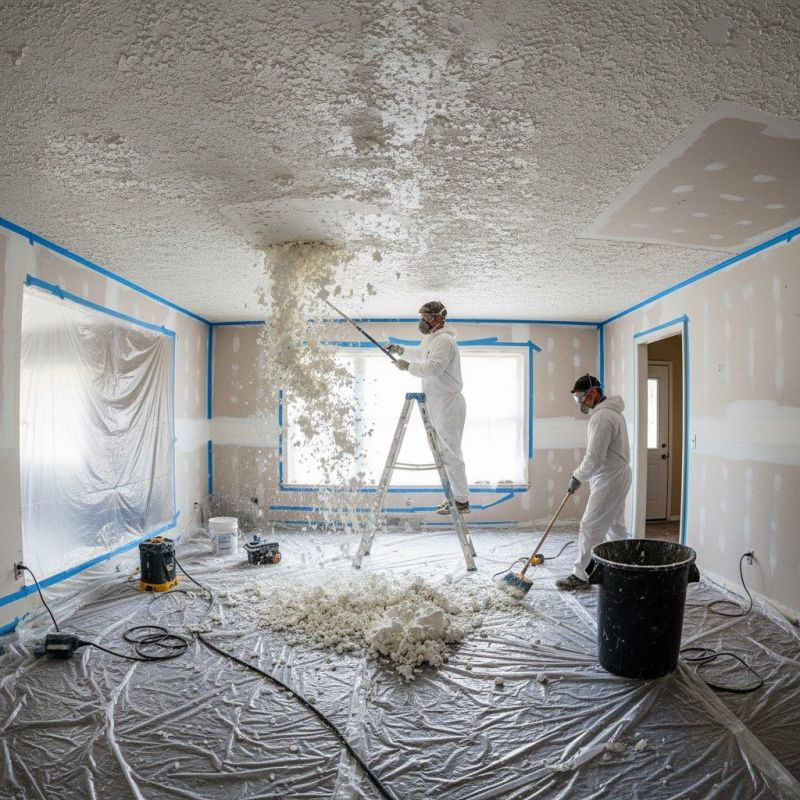Knockdown Ceiling Removal in Arvada, CO