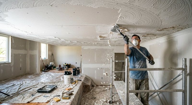 Stipple Ceiling Removal in Dayton, OH
