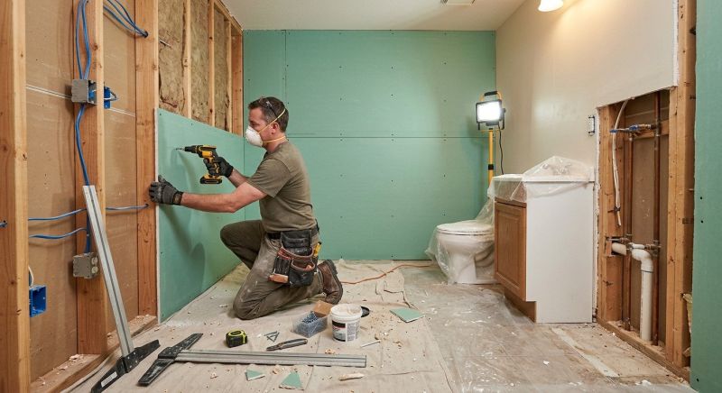 Bathroom Drywall Replacement in Wilmington, NC