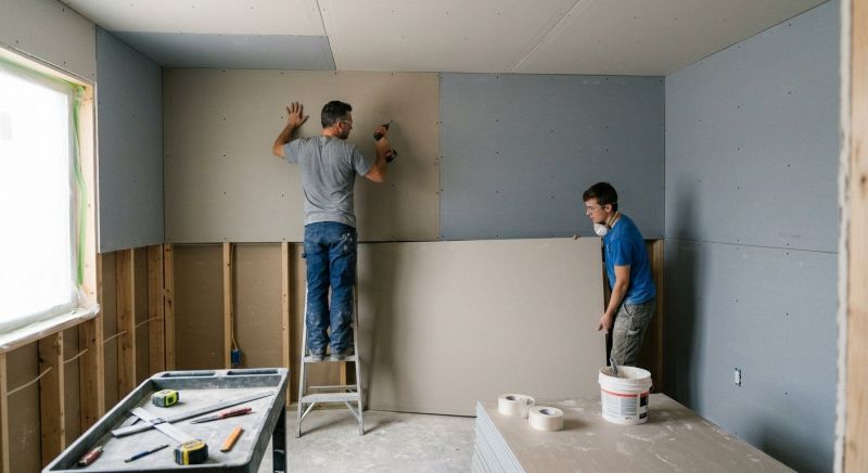 Bedroom Drywall Installation in Kansas City, MO