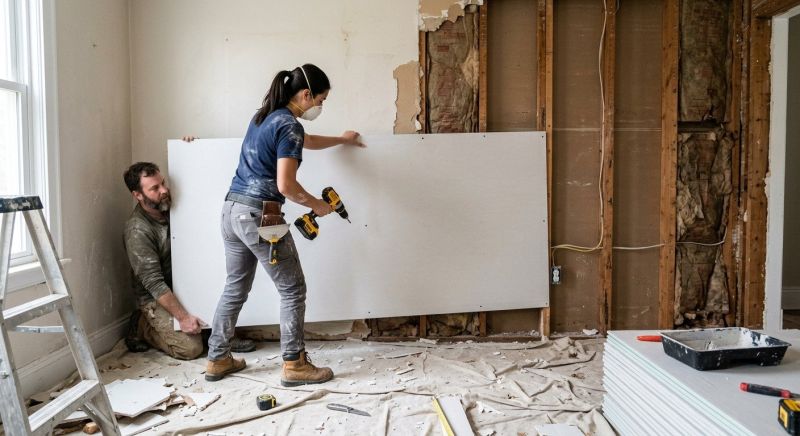 Ceiling Drywall Replacement in Conroe, TX