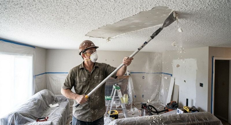 Ceiling Scraping in Terre Haute, IN