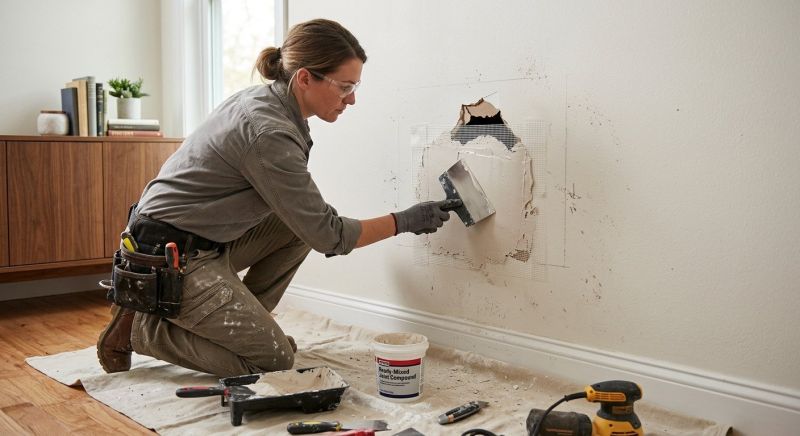 Drywall Crack Repair in Conroe, TX