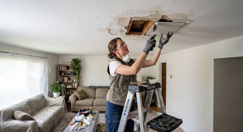 Drywall Water Damage Repair in Conroe, TX