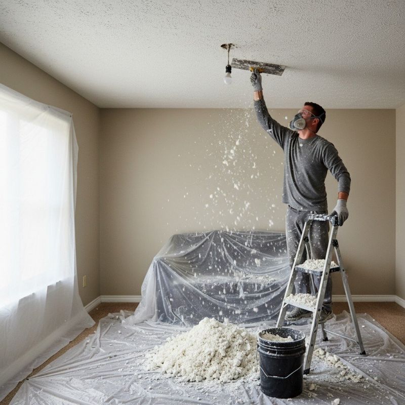 Knockdown Ceiling Removal in San Diego, CA