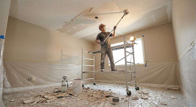 Knockdown Ceiling Removal in Austin, TX
