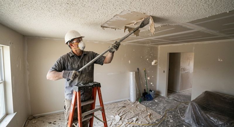 Knockdown Ceiling Removal in Mesa, AZ
