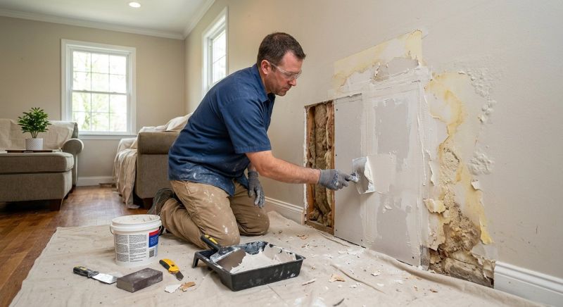 Wall Damage Repair in Kansas City, KS