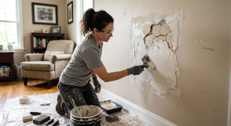 Wallboard Repair in Conroe, TX